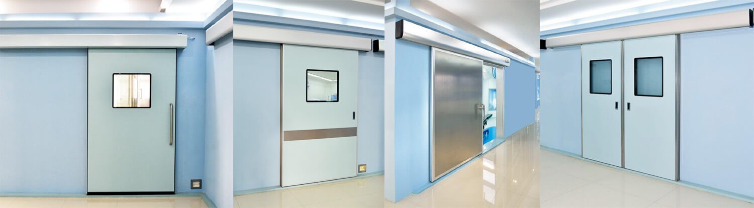 Медицинские двери NOVA DOORS для операционного блока и лаборатории.
